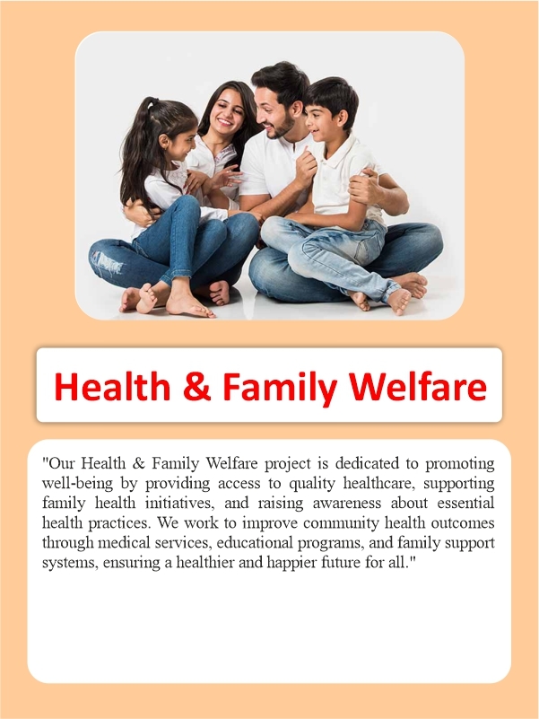 health Donate to Health & Family Welfare: Improve Lives, Strengthen Communities